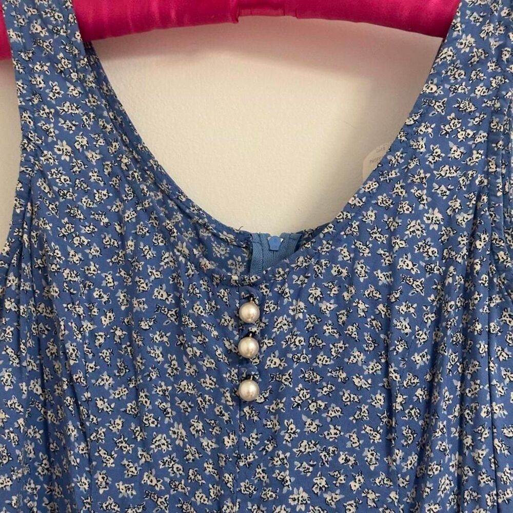 Moda-international Women's Blue and Navy Dress
